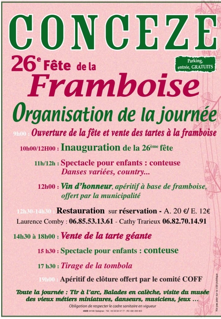 Fête de la Framboise 2022 en images Correze Limousin